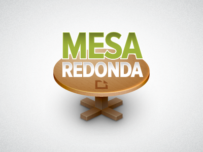 Mesa Redonda icon logo mesa redonda round round table symbol table wood
