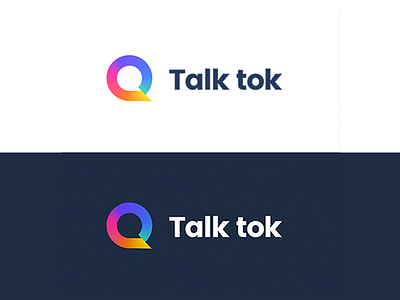 talk tok logo design branding logo