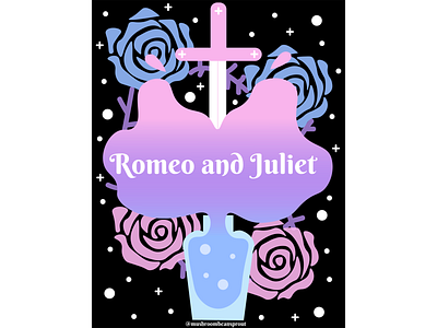 Romeo and Juliet design graphic design illustration