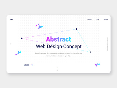 Web design concept business creative interface material minimal style template ui vector web web design white