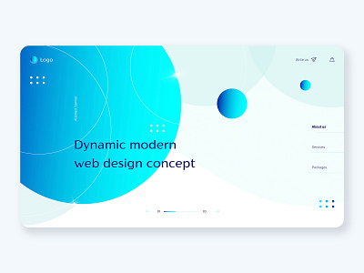 Modern web design template