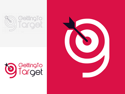 Getting To Target Logo Design branding design get graphic design identity logo mark target vector