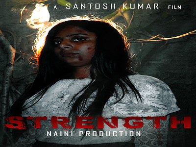 Strength Movie Poster design graphic design illustration movie poster