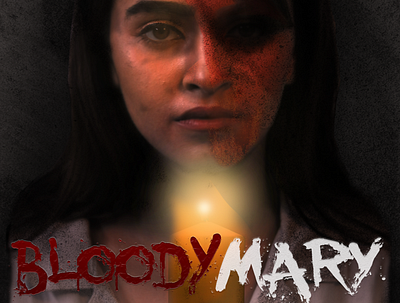 Bloody Mary Movie Poster design graphic design illustration movie poster vector