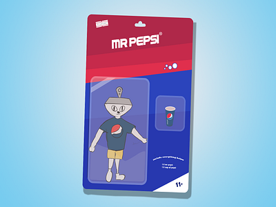 mr.pepsi toy packaging animation graphic design