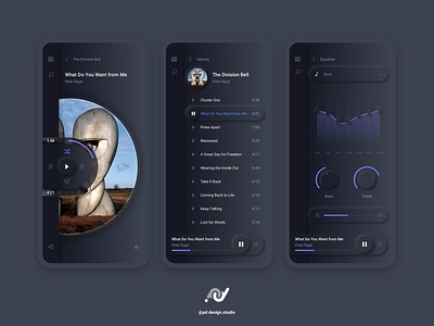 UI Application design | Media Player app application interface media player mobile mobile ui music neumorphism playlist settings ui uidesign uiux ux uxdesign