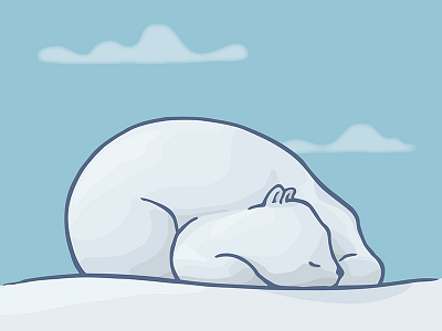 Polarbear illustration polar bear