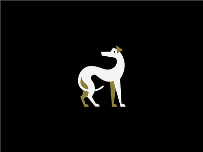 Greyhond Adoption League of Texas greyhound illustration logo logo mark neutral simple