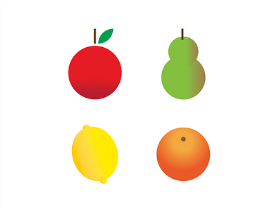 Afterhours Fruits color fruit illustration simple