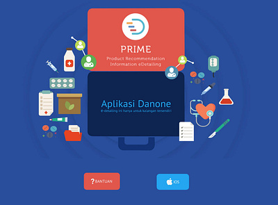 Danone Prime app ui ux