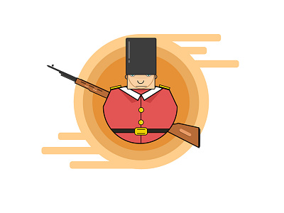Royal Guard characterdesign design dribbbleshot guard illustration royal