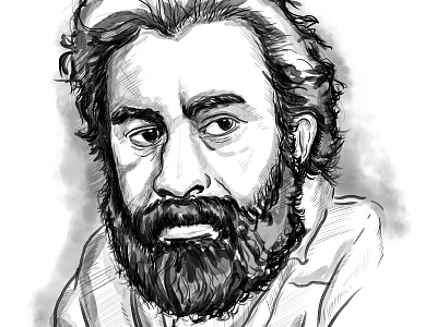 P. Padmarajan art digital digitalart illustration scribbling