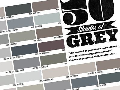 50 Shades of Grey Poster 50 grey poster shades