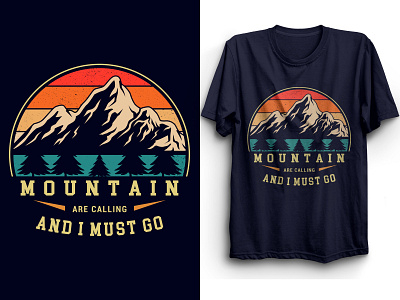 Hiking And Adventure T-shirt Design