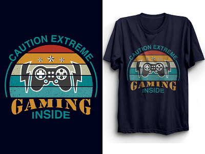 Gaming T-shirt Design