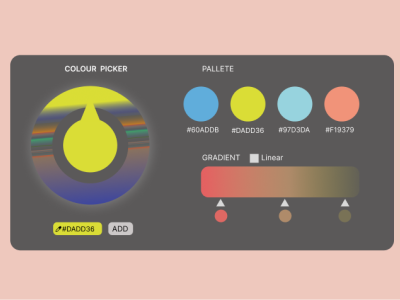 Colour Picker #DailyUI #Day60 dailyui060 graphic design ui