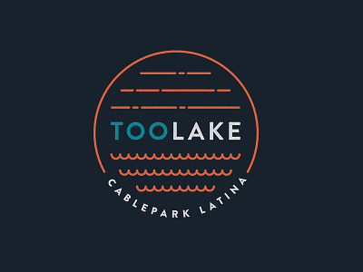 TooLake - Cablepark Latina brand branding cablepark extreme icon lake logo surf surfing toolake wake wakeboard