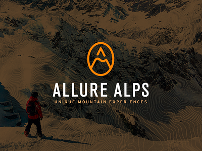 Allure Alps allure allure alps brand cervinia dmc logo mountain ski snowboard tour operator travel zermatt