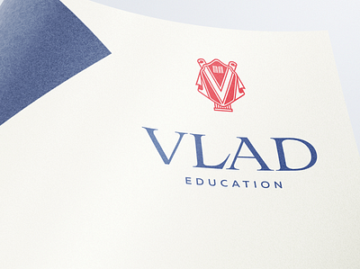 Vlad Education branding design graphic design identity logo