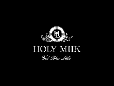 Holy Milk branding graphic design identity logo milk