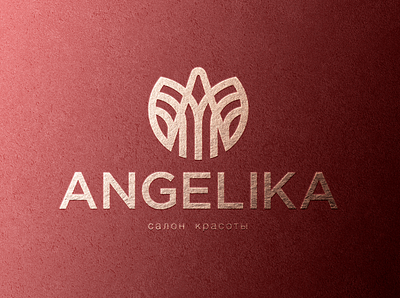 Angelika beauty salon beauty salon branding design graphic design identity logo typography