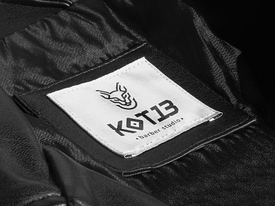 KOT13 Barber Studio barber branding design graphic design identity logo typography