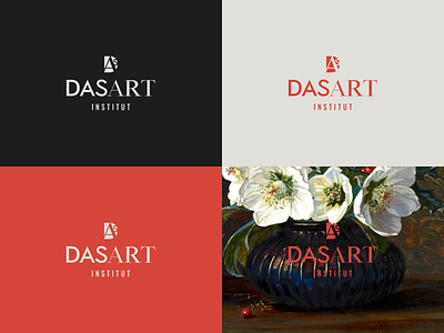 DasArt Gallery Logo art branding gallery graphic design identity logo typography
