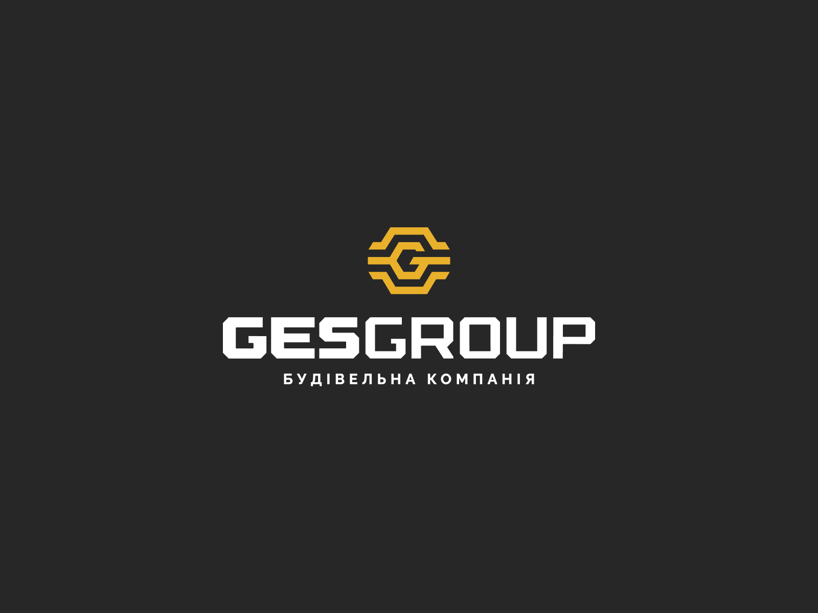 GESGROUP Logo branding construction design graphic design identity logo typography