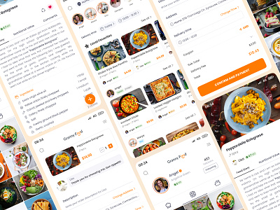 Granny Food / Home food ordering platform branding economic independence food food app food delivery app grannyfood home business home food home food platform homemaker online food online food ordering ui design ux design