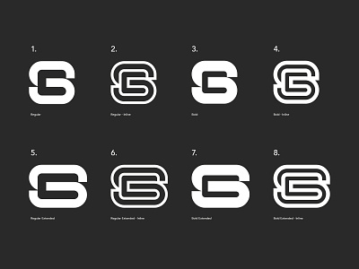 SC Monogram Investigation branding design graphic design logo monogram sc monogram vector