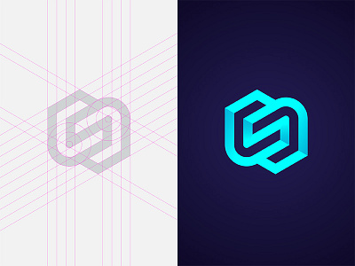 SC Monogram branding graphic design logo logo grid monogram s sc