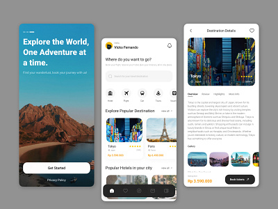 Travel App Design