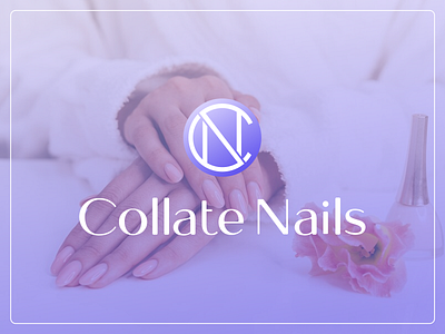 Beauty Nail Salon Logo Brand