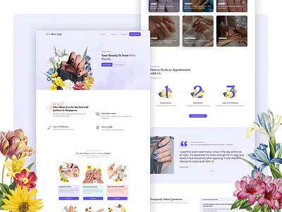 Nail Salon Website Design