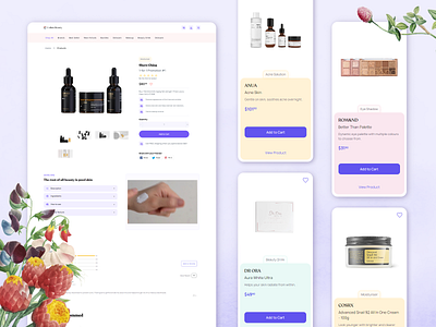 Beauty E-commerce Product Page