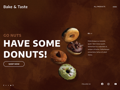 Donuts Delight - Product Design - Social Media