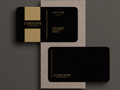 simple and luxury business card