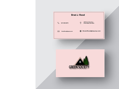 Green Society Business cards