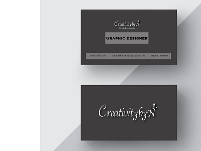 CreativitybyN business card design 3d app branding businesscards businesscardsdesign design graphic design logo ui vector