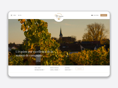 Hôtel la Rançonnière booking branding countryside design hotel luxe restaurant room ui webdesign