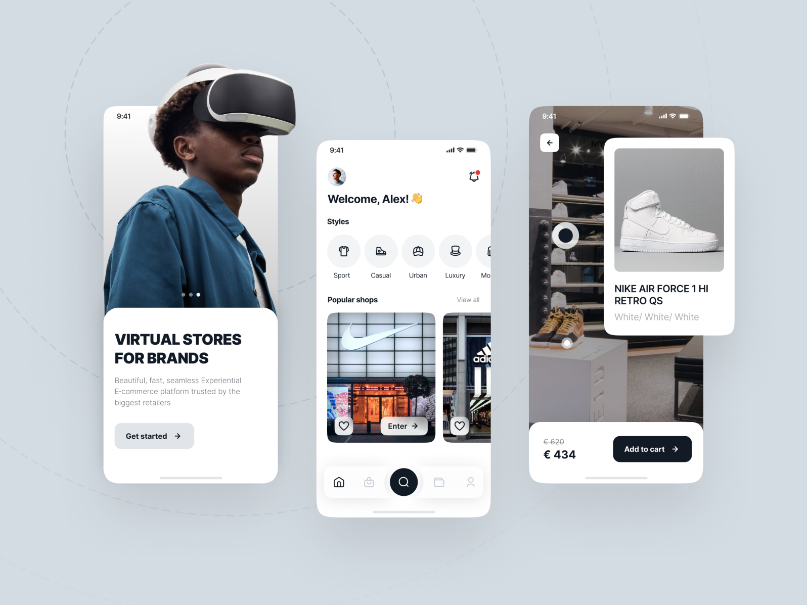 Virtual Store Concept App by Alexandru Dranga on Dribbble