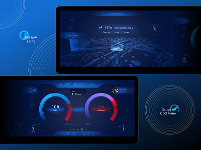 SAT-NAV & ODO Meter