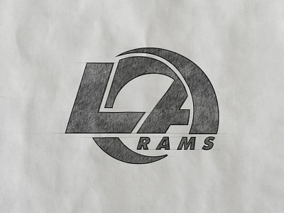 Los Angeles Rams Logo coloring page