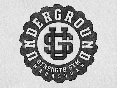 USG // Badge apparel badge branding design logo shirt texture typography