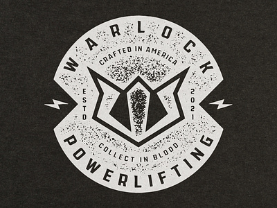 Warlock Powerlifting // Badge