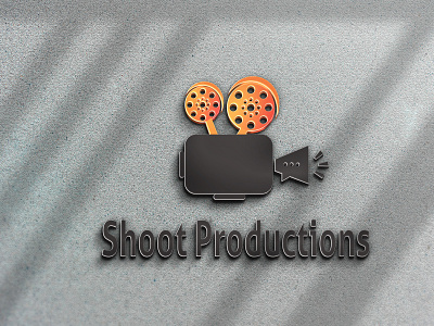 Shoot Logo 3d animation branding graphic design logo ui