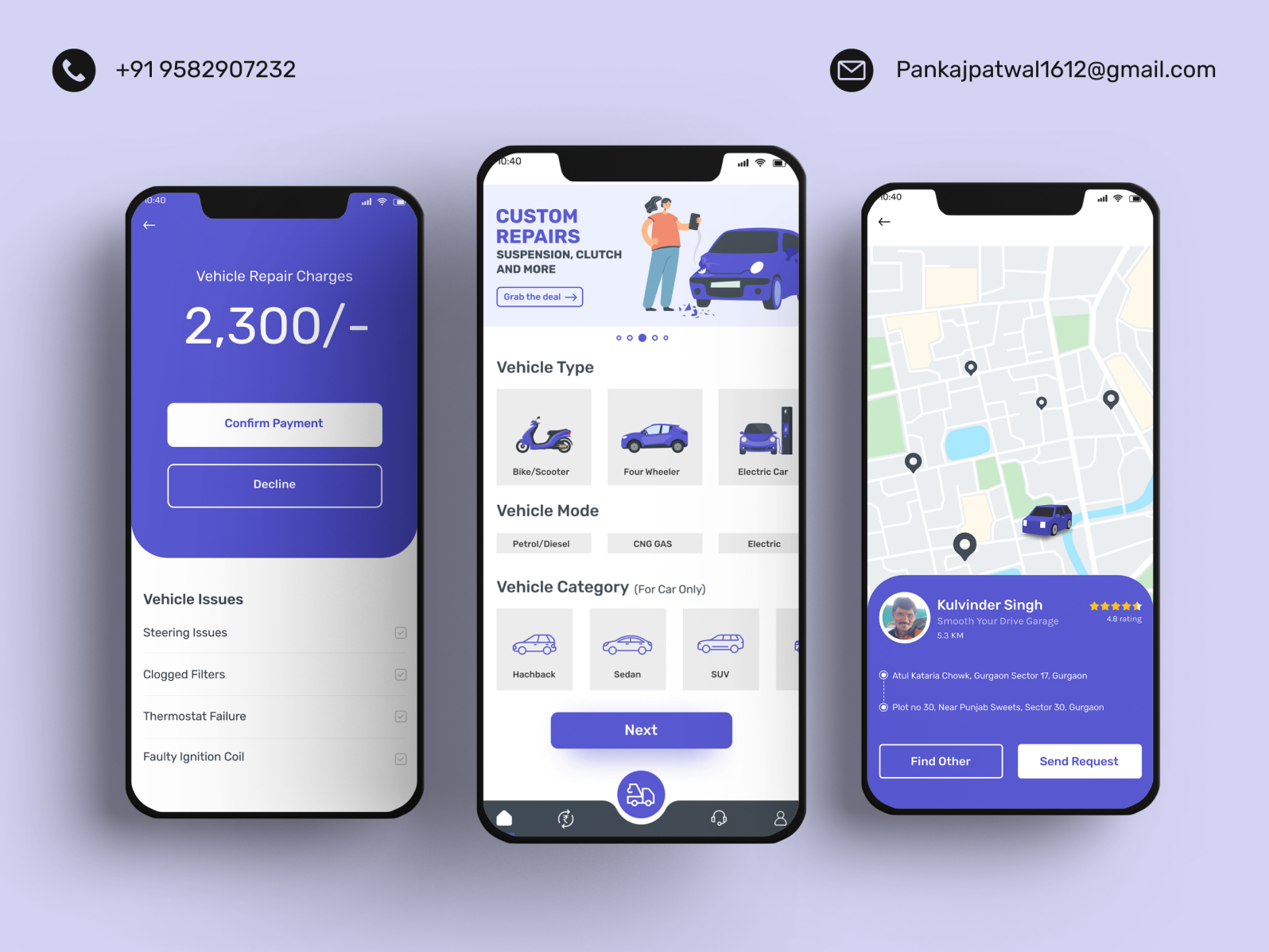 RoadSide Assistance Mobile App by Pankaj Patwal on Dribbble