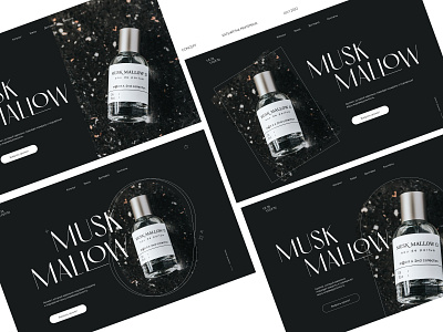 Homepage concept | Perfume branding design figma graphic design homepage illustration landing landing page logo perfume shop typography ui ui design vector web design webdesign website