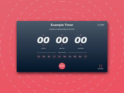 Classroom Timer tool Design adobexd color design ui ux webdesign