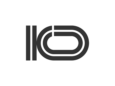 K D Letter Explorartion design logo typography
